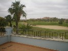 View from solarium over golf course